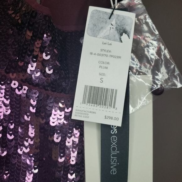 NWT Joie Lei Lei Sequined Sleeveless Halter Top Size S - Picture 11 of 12